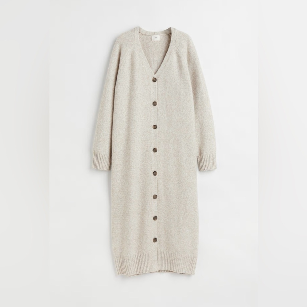 H&M Fine-knit Cardigan Dress NEW